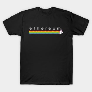 Ethereum Unicorn Rainbow T-Shirt